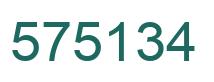 Número 575134 imagen verde