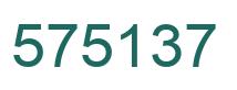 Número 575137 imagen verde