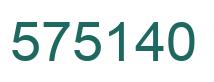 Número 575140 imagen verde