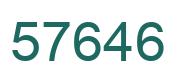 Número 57646 imagen verde