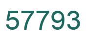Número 57793 imagen verde