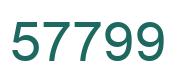 Número 57799 imagen verde
