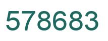 Número 578683 imagen verde