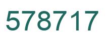 Número 578717 imagen verde