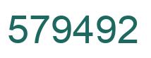 Número 579492 imagen verde