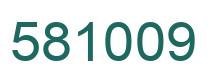 Número 581009 imagen verde