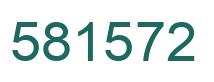 Número 581572 imagen verde