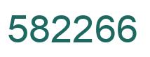 Number 582266 green image