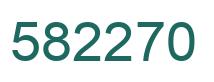 Number 582270 green image