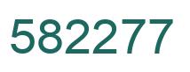 Number 582277 green image