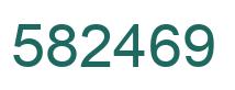 Número 582469 imagen verde
