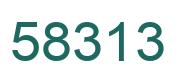 Número 58313 imagen verde