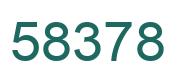 Número 58378 imagen verde