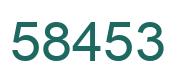 Número 58453 imagen verde