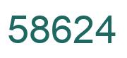 Número 58624 imagen verde