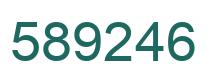 Number 589246 green image