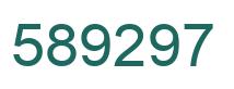 Number 589297 green image