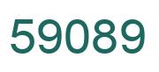 Número 59089 imagen verde
