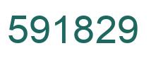 Número 591829 imagen verde