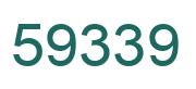 Número 59339 imagen verde
