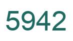 Number 5942 green image