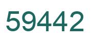 Número 59442 imagen verde