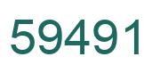 Número 59491 imagen verde