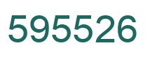 Number 595526 green image
