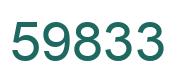 Número 59833 imagen verde