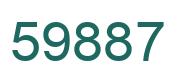 Número 59887 imagen verde