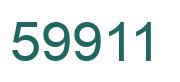 Número 59911 imagen verde