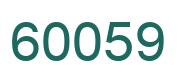 Número 60059 imagen verde
