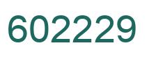 Number 602229 green image