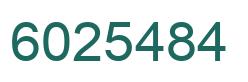 Número 6025484 imagen verde