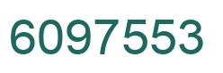 Número 6097553 imagen verde