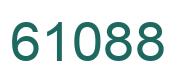 Number 61088 green image