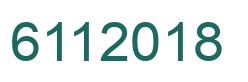 Number 6112018 green image
