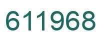 Número 611968 imagen verde