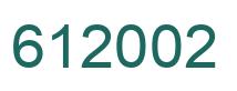 Number 612002 green image