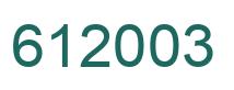 Number 612003 green image
