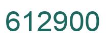 Number 612900 green image