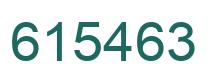 Número 615463 imagen verde