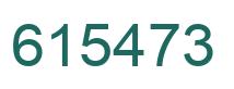 Número 615473 imagen verde