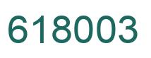 Número 618003 imagen verde