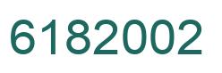 Number 6182002 green image