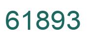 Number 61893 green image
