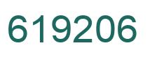 Number 619206 green image