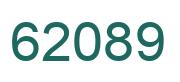 Número 62089 imagen verde