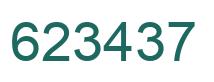 Número 623437 imagen verde
