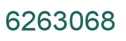 Number 6263068 green image